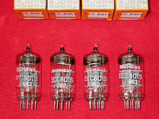 Matched quad ECC801S SIEMENS E81CC NOS NEU Röhre Tube NEW Valve Vierer München
