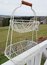 Landhaus Deko Korb Etagere