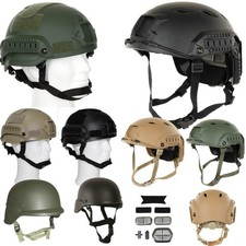 US Helm FAST-Fallschirmjäger Rails ABS-Kunststoff MICH 2002 Gefechtshelm Fiber