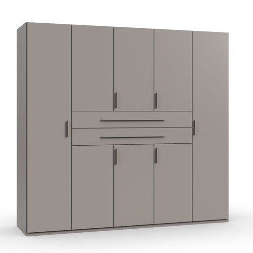 Drehtürenschrank saharagrau - drehtürenschrank,