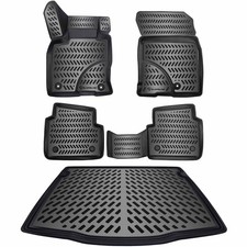 ELMASLINE 3D Gummimatten + Kofferraumwanne Set für FORD KUGA 3 (III) ab 2020