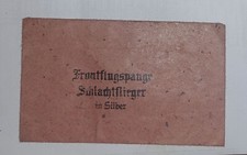 Verleihungstüte Front-Flugspange Schlachtflieger Silber - Osang Dresden Kopie