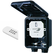 SH5 smartwares Funkschaltset Fernbedienung / Einbauschalter Indoor Outdoor 1000W