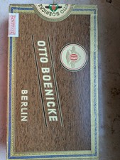 Otto Boenicke Staatsminister Zigarrenkiste