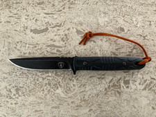 AUBEY Jagdmesser - D2 Klingenstahl, G10 Griffschalen, Stonewash