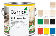 OSMO Dekorwachs Holzanstrich für innen in vers. Farben Wachs Farbe vers. Größen