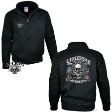 Biker Jacke Zip Sweatjacke