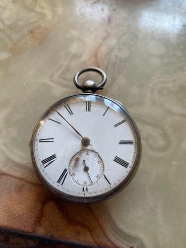 Englische silber taschenuhr - englische,