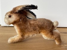 Steiff Vintage Hase 1950er Jahre - ca 18 cm - Glasauge - Knopf - sehr selten