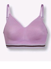 wäschepur Damen Komfort-BH ohne Bügel Unterwäsche orchidee Gr. 100E) NEU