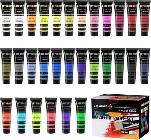 Acrylfarben set 36 ml - 30,