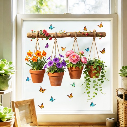 Pvc schmetterling blumen - pvc,