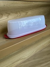 Tupperware Wurst-Theke / Wurstbehälter - Rot/weiß  Neu