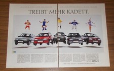 Seltene Werbung OPEL KADETT Fun - Club Special - Beauyy - Frisco - Edition 1991