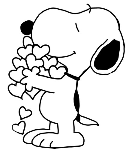 Snoopy love peanuts - love,