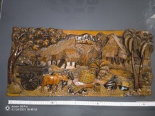 holzrelief asien