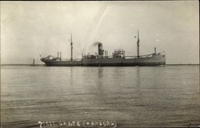 Foto Ak Frachtschiff SS Grete, Reederei Carl Wohlenberg Hamburg - 3100962