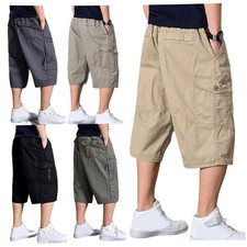 2025 NEU Herren Cargohosen Bermuda Shorts 3/4 kurze Hose Freizeit Sommer ﻿