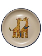 Rheinsberger Keramik Manufaktur Kinderteller Giraffen Tiermotiv Mehrfarbig 20cm