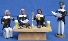 4x Bergmann / Bergleute Mettenschicht  Fa. Werner Seiffen Erzgebirge Fachhandel