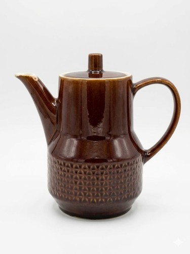 Vintage kaffeekanne braun - kaffeekanne,