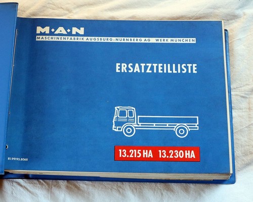 Ersatzteilliste man 215 ha - ersatzteilliste,
