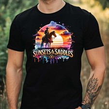 Mens Wild West Cowboy Print