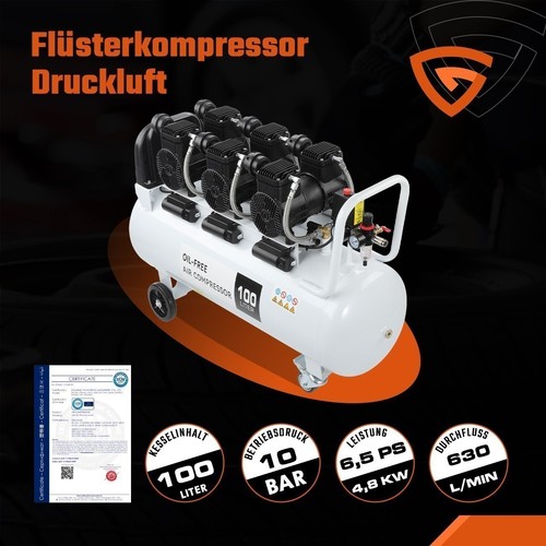 Flüsterkompressor bar 5 - flüsterkompressor,