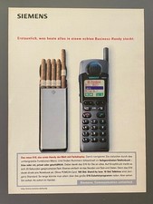 Siemens S10 Business Handy Mobiltelefon retro 1997 Vintage Ad Werbung Reklame