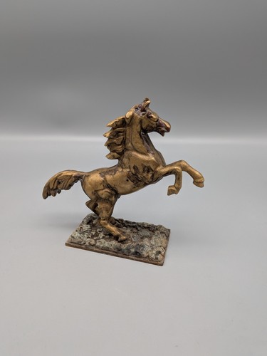 Vintage messingguss figur - messingguss,