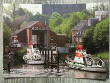 AK DGzRS Seenotleitung Reparaturhalle Seenotkreuzer Bremen ca 1970er | 2424 