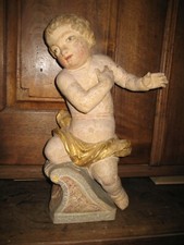 Barock Engel Putto geschnitzt
