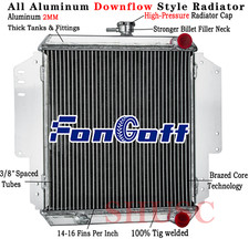 2-Row Aluminum Radiator For