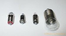 LED Leuchtmittel AUSWAHL E5.5 / E10 / MS4 / BA5 Fassung 16-24V    NEU
