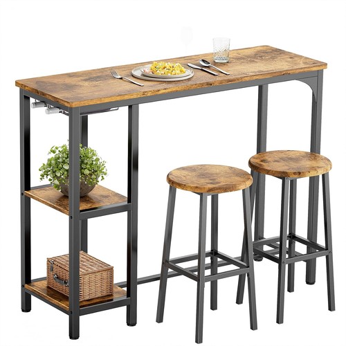 Bartisch mit barhocker set - bartisch,