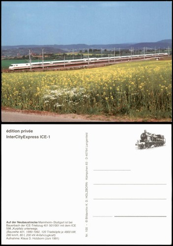 Intercity express zug ice 598 - ice,