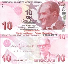 TÜRKEI  TURKEY 10 Lira 2009 Unc. P 223  645#❇️❇️