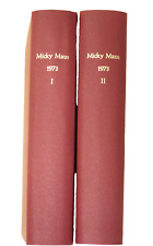 Micky Maus 1973 gebunden in 2 Bänden - komplett Heft 1 bis 52