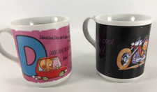 2x Windel Winni Tasse Becher Sammeltassen, keep Cool Baby, Motorrad, D Sprüche