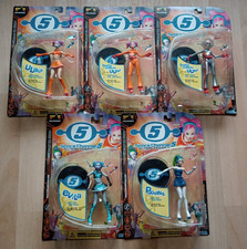 Space Channel 5 Action Figuren, 5 Stück, ungeöffnet