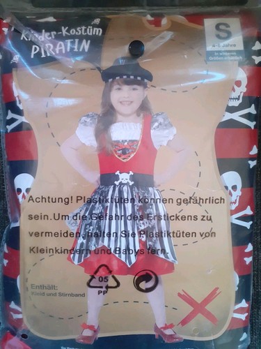 Mädchen kostüm pirat kleid - mädchen,