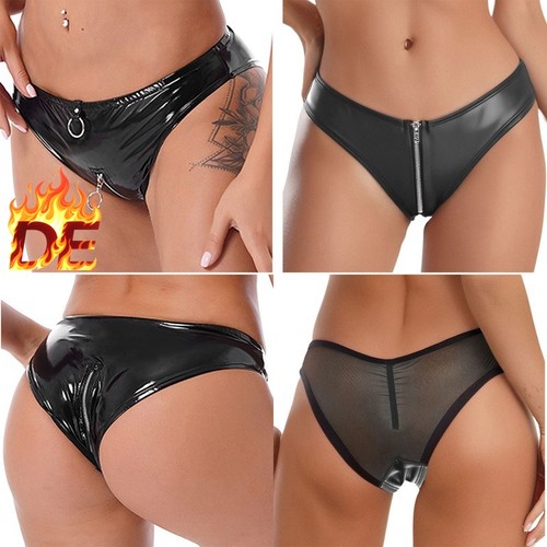 Damen wetlook hotpants lack - hotpants,