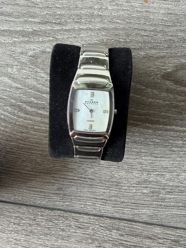Skagen damen armbanduhr - damen, silber