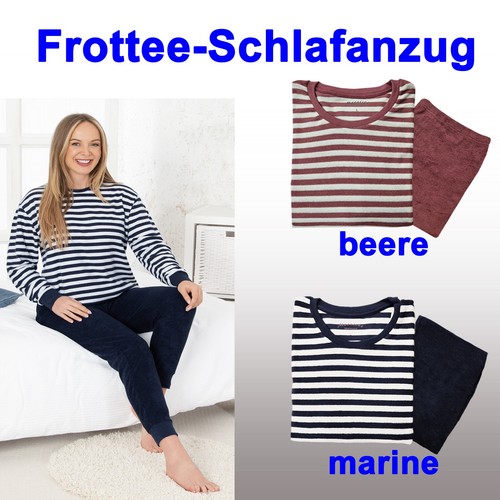 Frottee schlafanzug nachtw - frottee, da