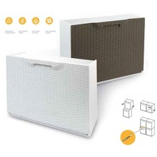 Schuhkipper weiß Erweiterbar