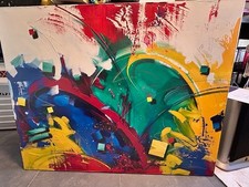 Leinwand Bilder Abstrakt Leinwandbild XXL Modern Wanddeko Wandbilder Wohnzimmer