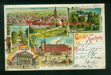 seltene Litho-AK Aachen, gel