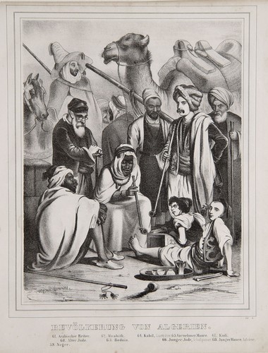 Algerien afrika kamele - afrika, turban