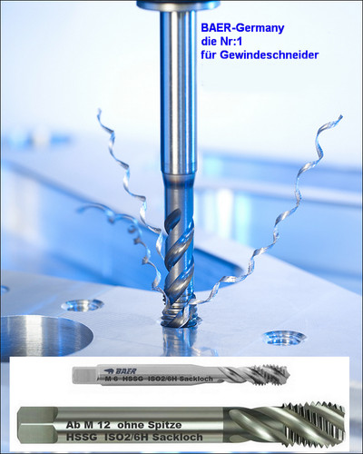 Hss gewindebohrer baer - gewindebohrer,