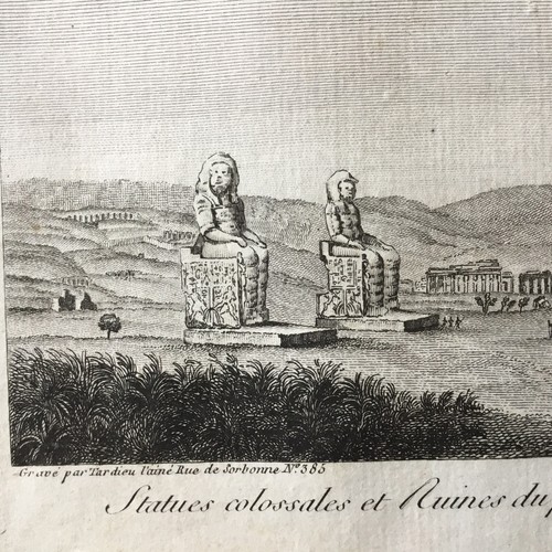 Gravur ägypten 1817 - gravur,